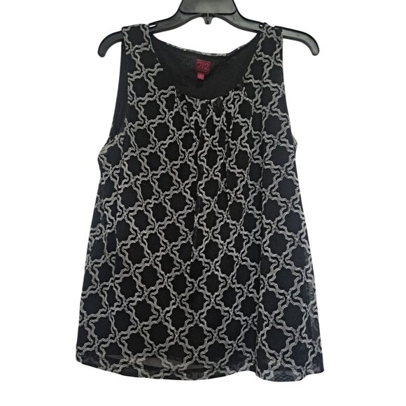 Lot of 4 Women’s Sleeveless Tops Size L/XL – Zebra, Geo, Spaghetti Strap, Tommy - Picture 7 of 12